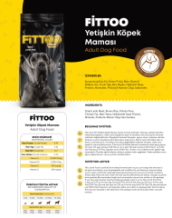 Fittoo Kuzulu Yetişkin Köpek Maması