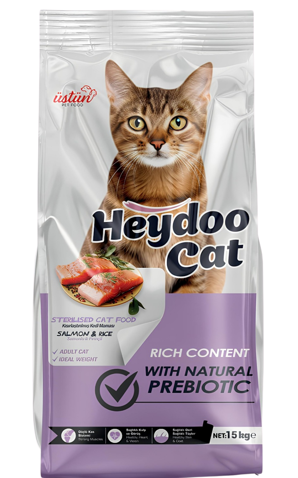 Heydoo Somonlu Kısır Yetişkin Kedi Maması