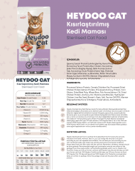 Heydoo Somonlu Kısır Yetişkin Kedi Maması