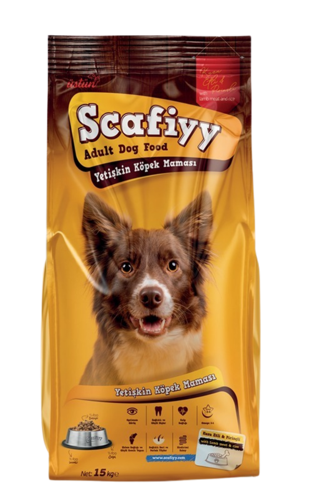 Scafiyy Kuzulu Pirinçli Yetişkin Köpek Maması