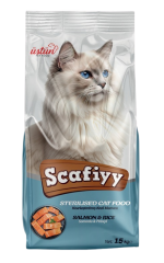 Scafiyy Somonlu Pirinçli Kısır Kedi Maması