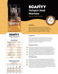Scafiyy Tavuklu Yetişkin Kedi Maması