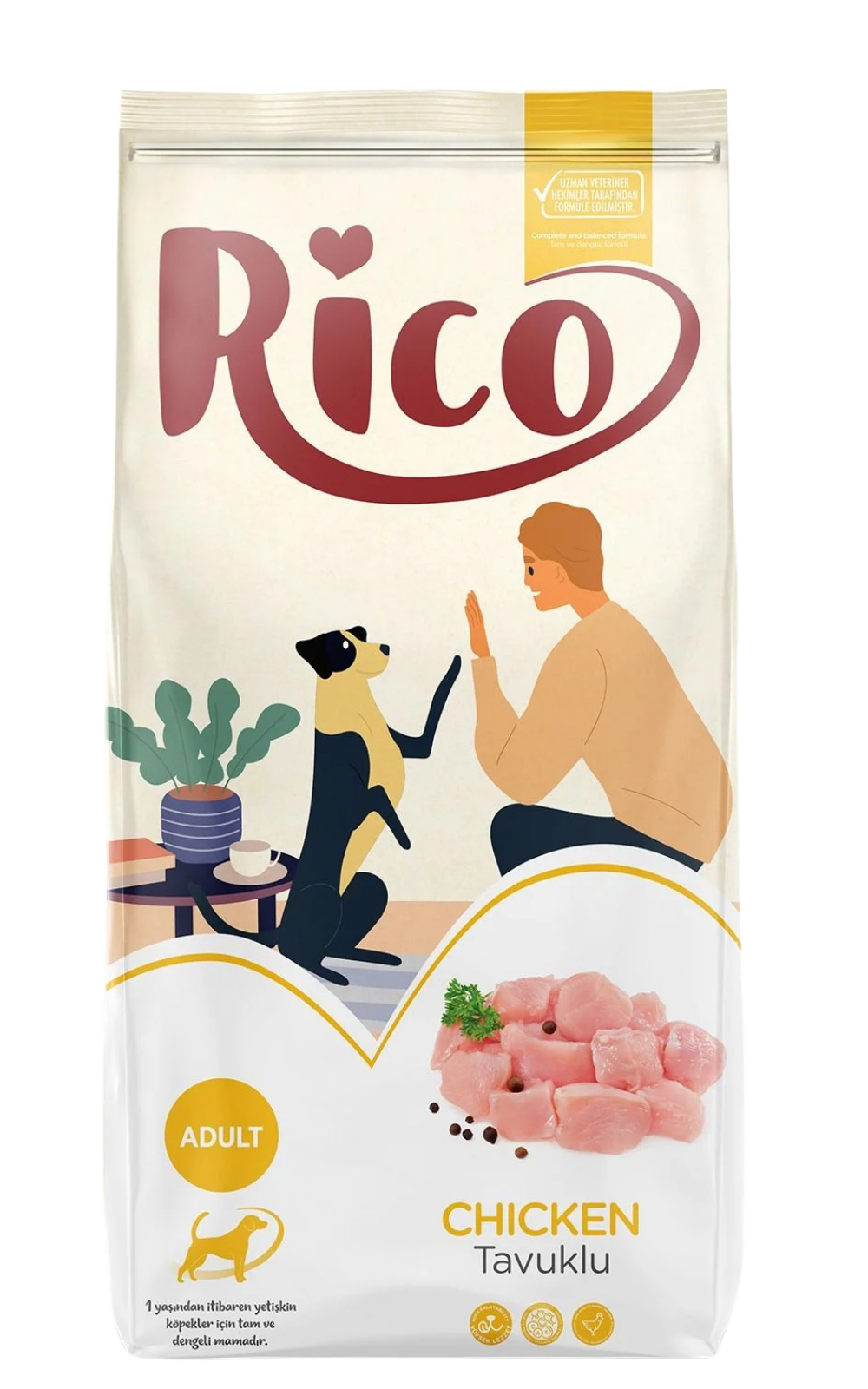 Rico Tavuklu Yetişkin Köpek Maması