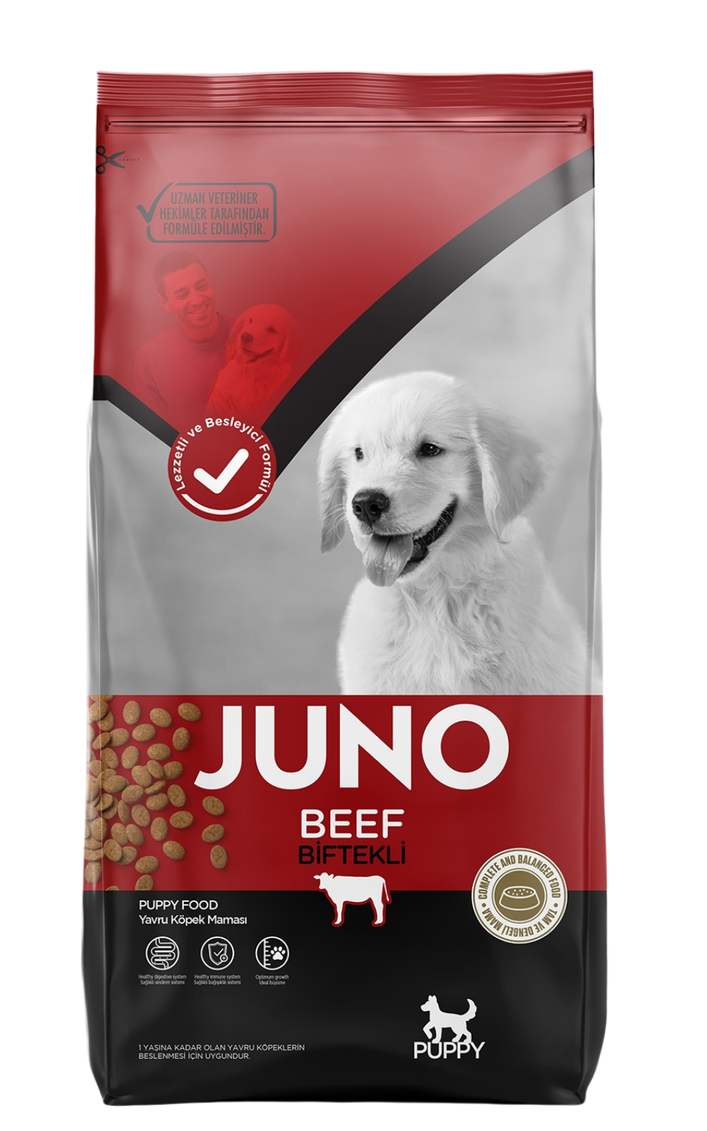 Juno Biftekli Yavru Köpek Maması