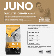 Juno Tavuklu Yetişkin Köpek Maması