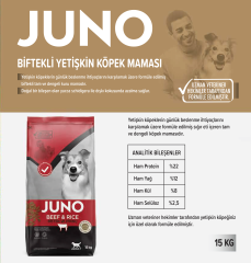 Juno Biftek ve Pirinç Yetişkin Köpek Maması