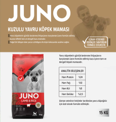 Juno Kuzulu ve Pirinçli Yavru Köpek Maması