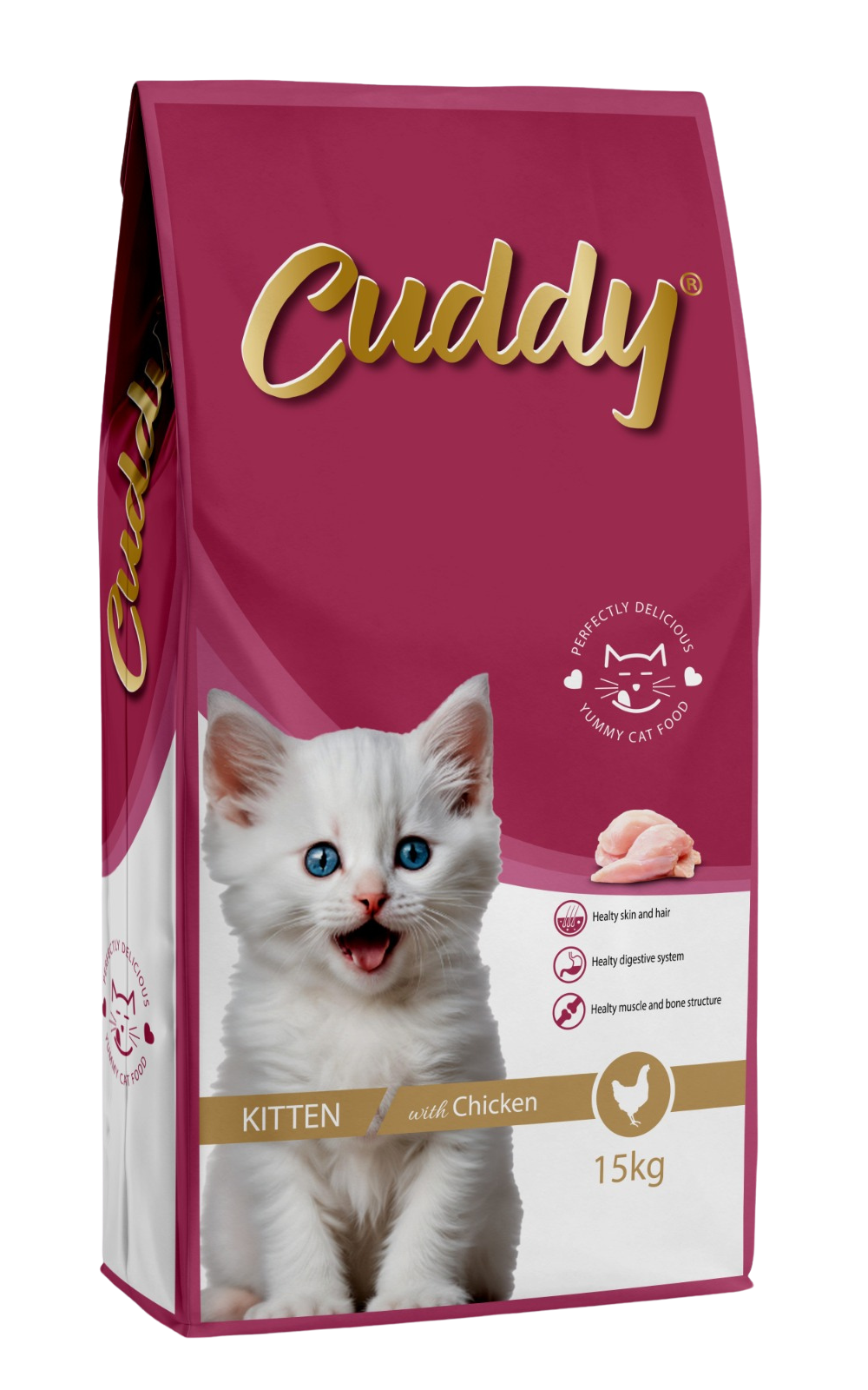 Cuddy Tavuklu Yavru Kedi Maması