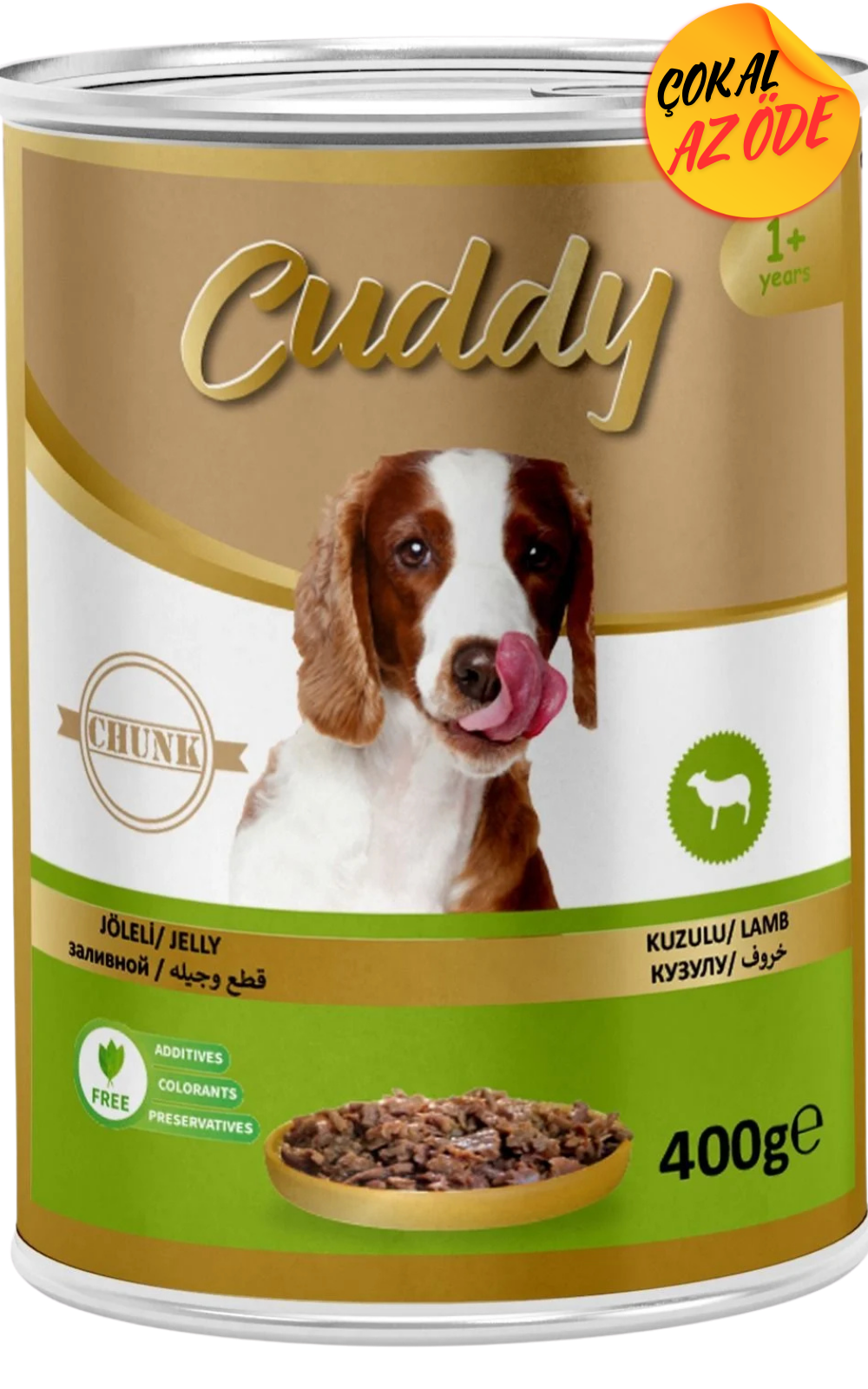 Cuddy Parça Kuzu Etli Yetişkin Köpek Konservesi 400 g