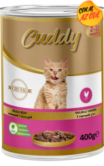 Cuddy Parça Tavuk Etli Yavru Kedi Konservesi 400 g