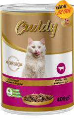 Cuddy Parça Biftek Etli Yetişkin Kedi Konservesi 400 g
