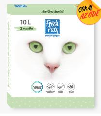Fresh Paty Aktif Carbon Aloe Vera Kokulu Kedi Kumu 10 lt