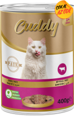 Cuddy Kıyma Biftek Etli Yetişkin Kedi Konservesi 400 g