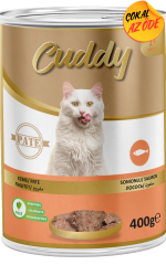 Cuddy Kıyma Somon Etli Yetişkin Kedi Konservesi 400 g