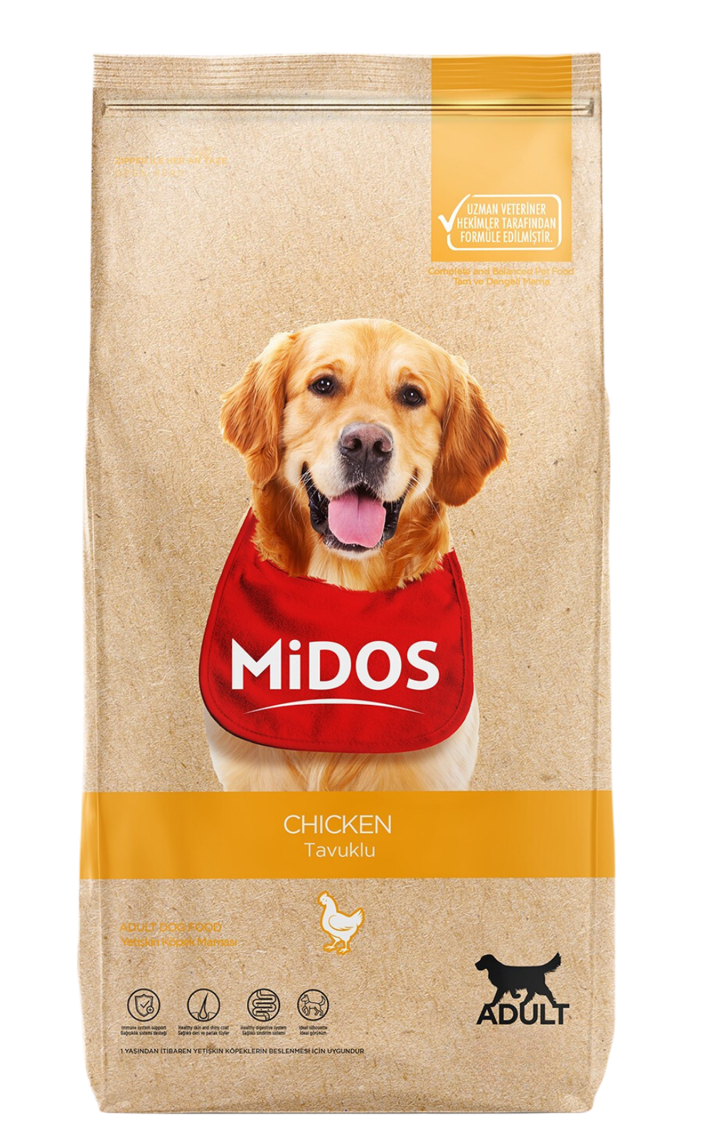 Midos Tavuklu Yetişkin Köpek Maması