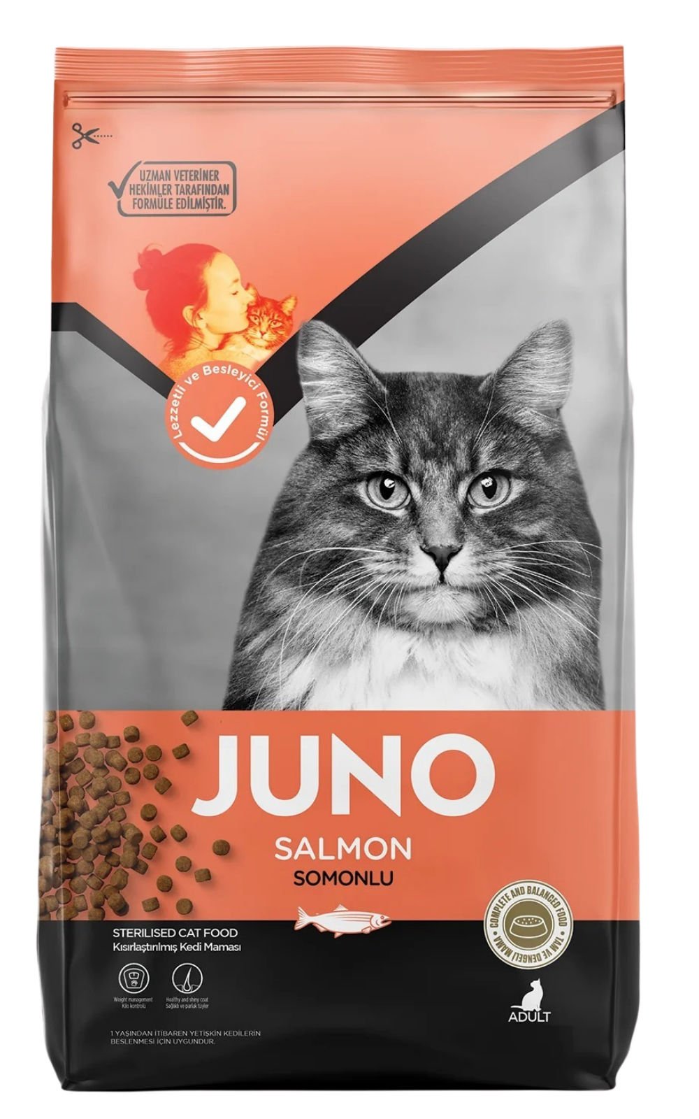 Juno Somonlu Kısırlaştırılmış Kedi Maması