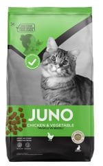 Juno Tavuklu ve Sebzeli Yetişkin Kedi Maması