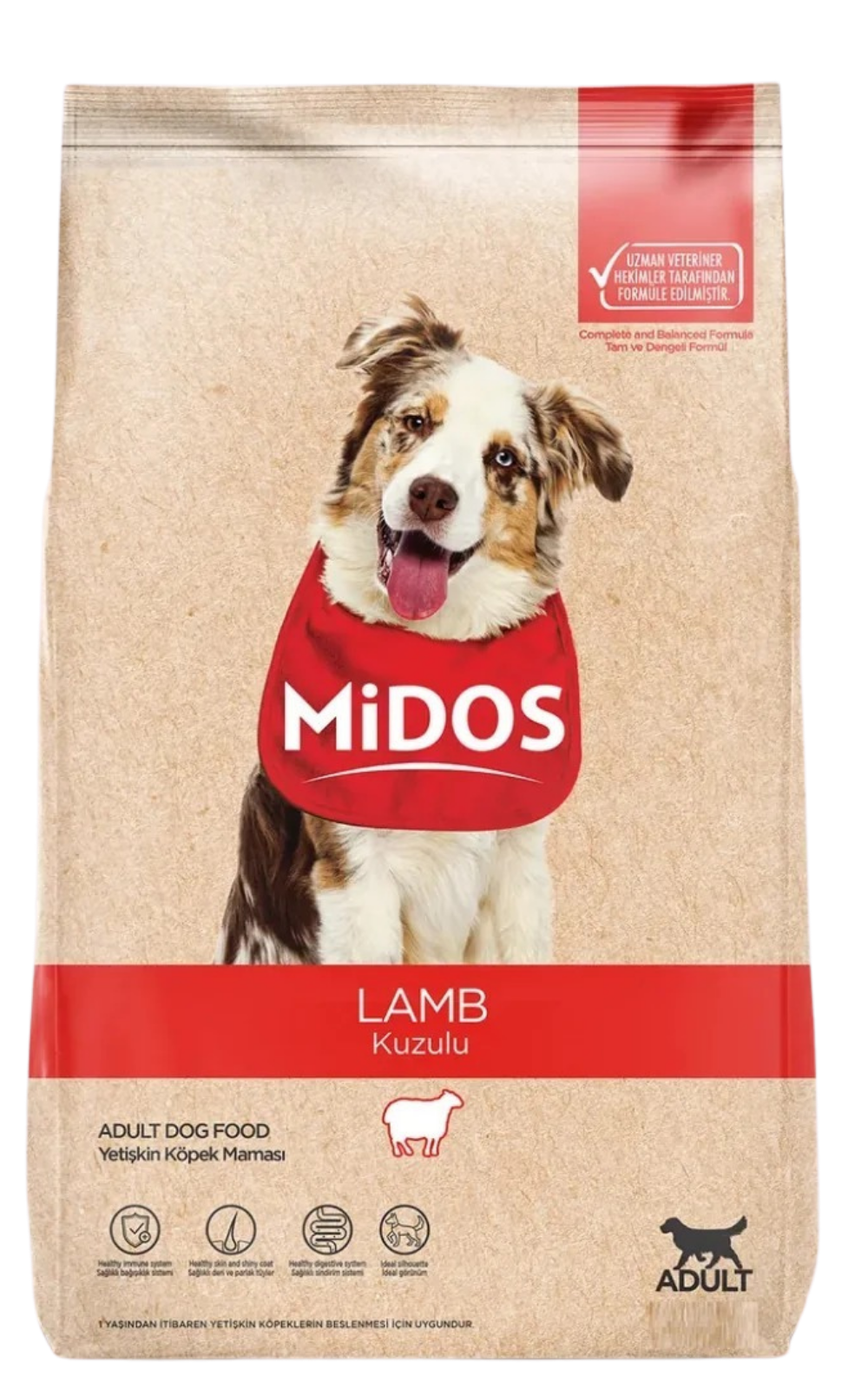 Midos Kuzulu Yetişkin Köpek Maması