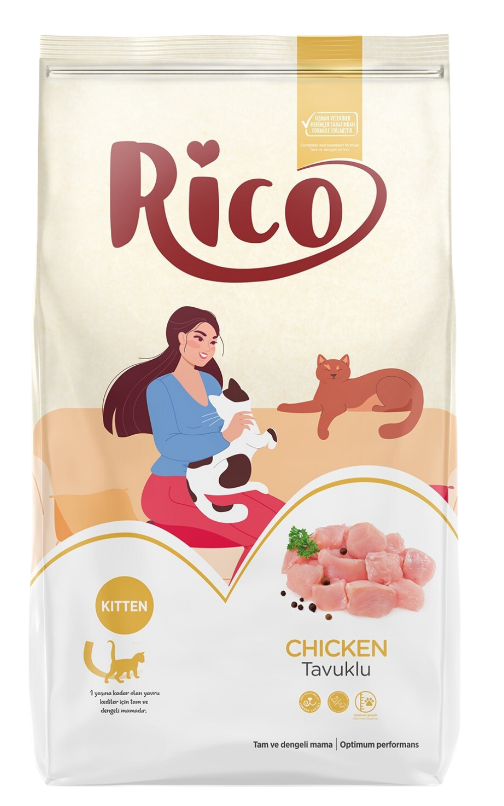 Rico Tavuklu Yavru Kedi Maması