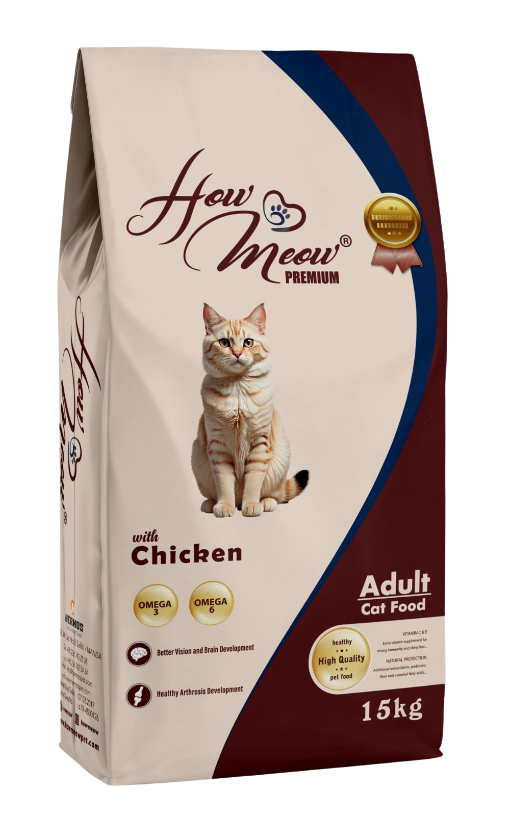How Meow Tavuklu Yetişkin Kedi Maması