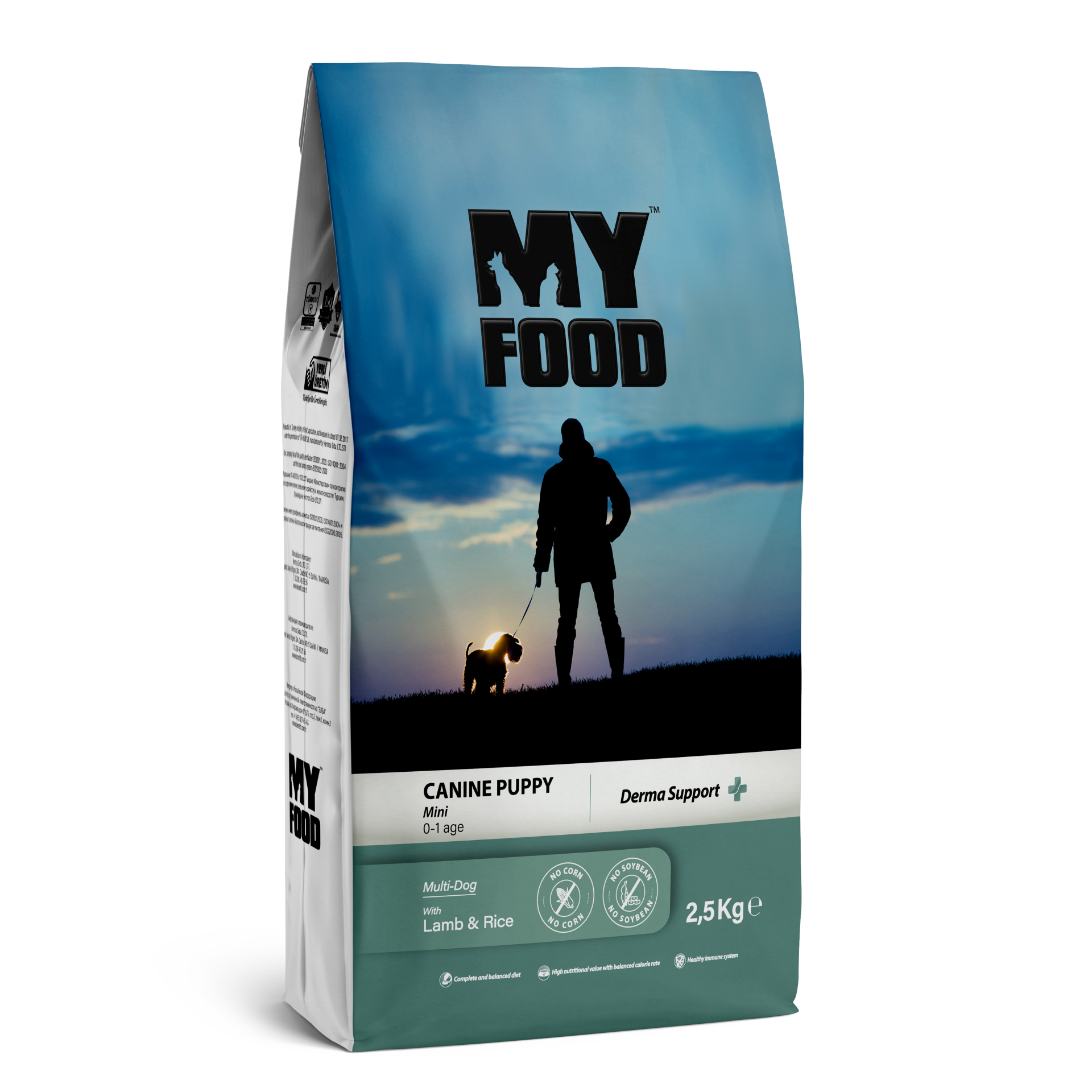 My Food Kuzulu Pirinçli Mini Irk Yavru Köpek Maması