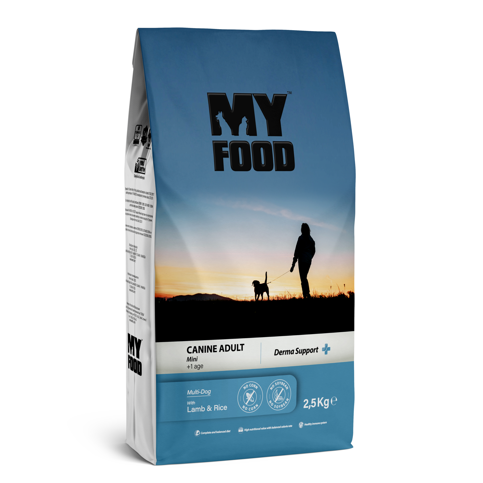 My Food Kuzulu Pirinçli Mini Irk Yetişkin Köpek Maması