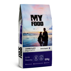 My Food Kuzulu Pirinçli Orta&Büyük Irk Yavru Köpek Maması