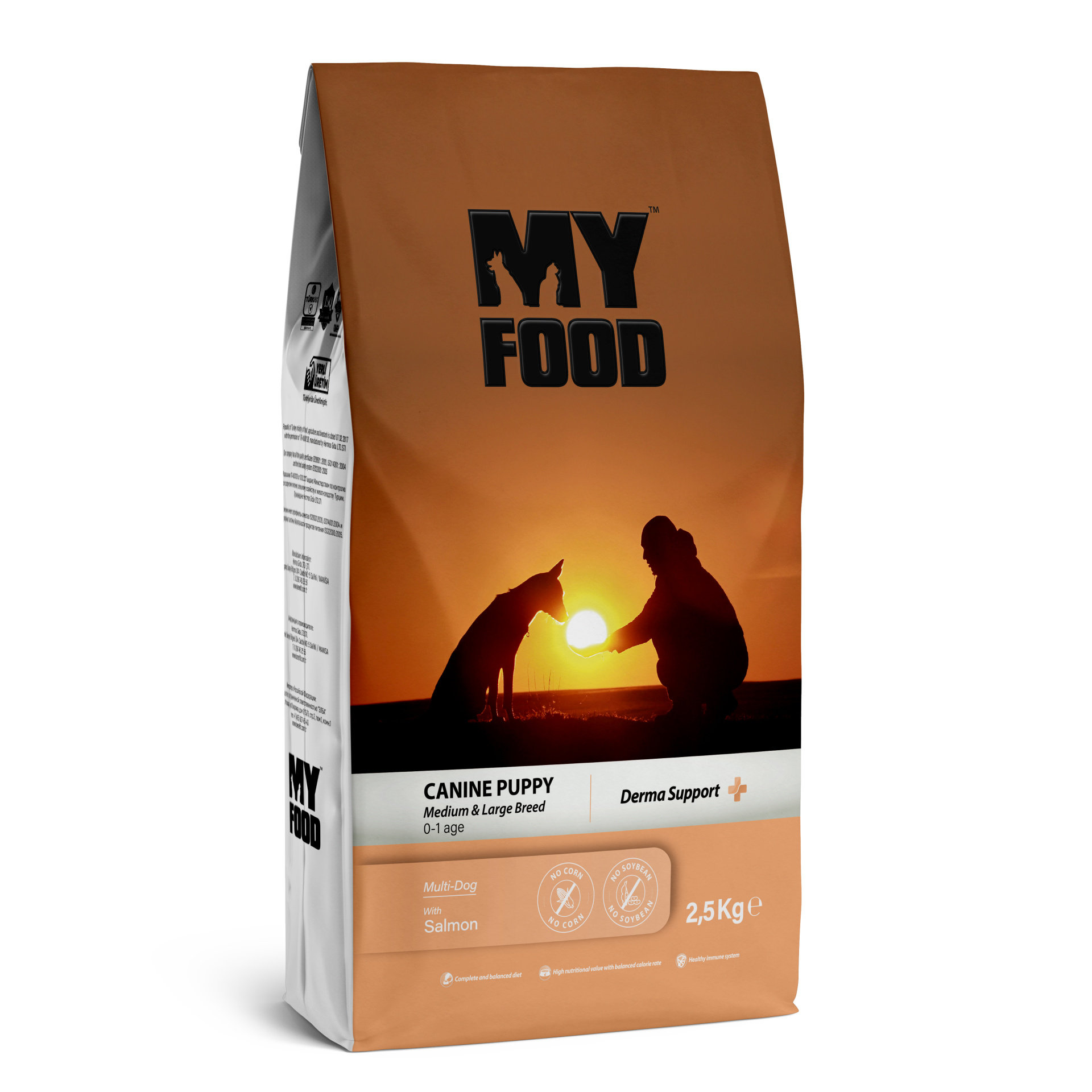 My Food Somonlu Orta&Büyük Irk Yavru Köpek Maması