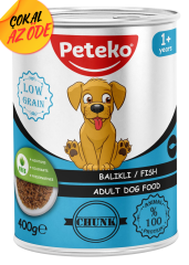 Peteko Parça Balıklı Yetişkin Köpek Konservesi 400 g